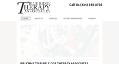 Desktop Screenshot of blueridgetherapy.com
